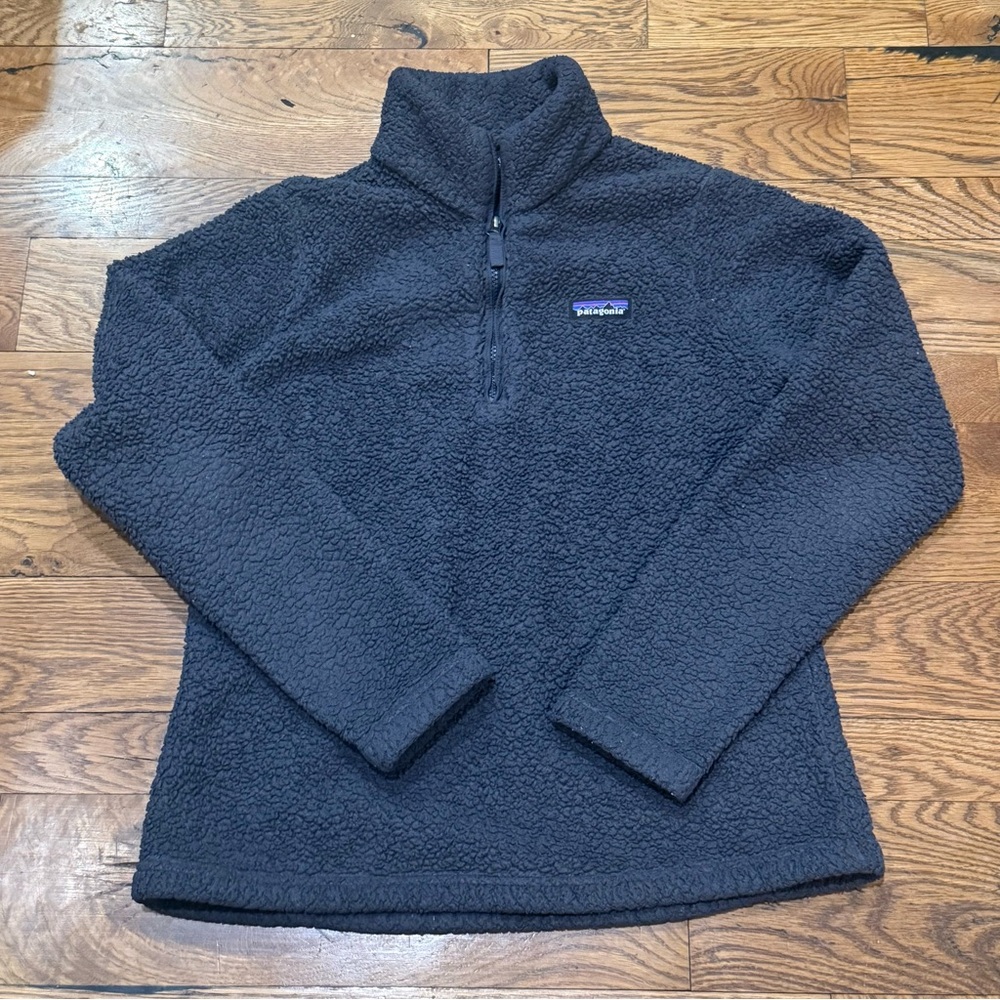 Patagonia. Los Gatos 1/4 Zip Fleece. Charcoal. Size Medium. - Picture 2 of 8
